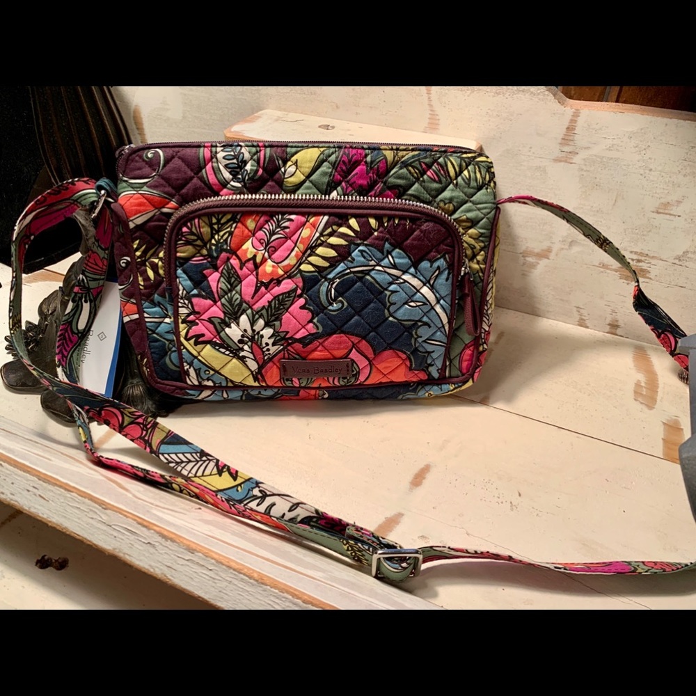 Vera Bradley iconic RFID little hipster